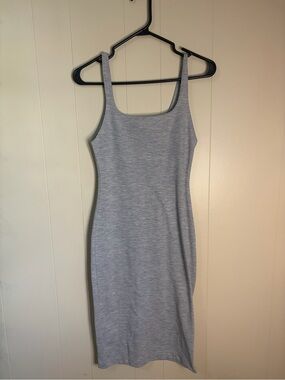 Zara Grey Midi Dress